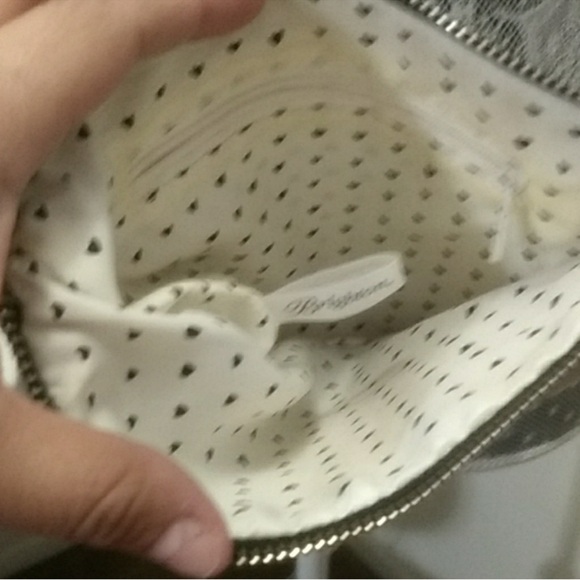 Brighton Silver Bag with Heart Pattern Interior - Picture 3 of 7